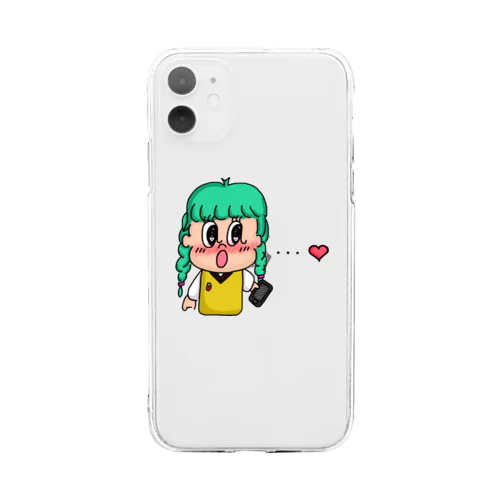 気になるあの子 Soft Clear Smartphone Case