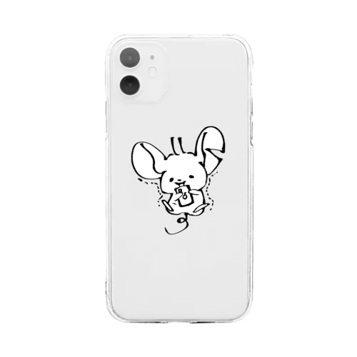 震えるきゅー Soft Clear Smartphone Case