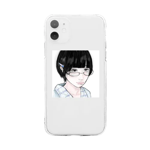 あのちゃん風おんなの子 Soft Clear Smartphone Case