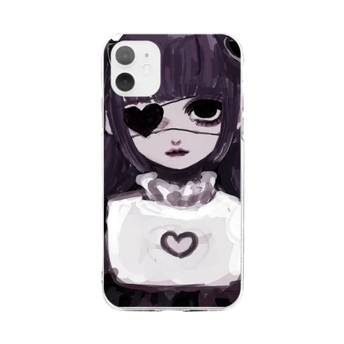 黒兎2 Soft Clear Smartphone Case