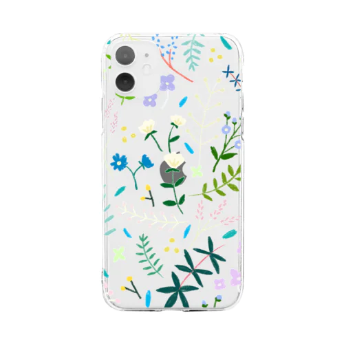 花野青 Soft Clear Smartphone Case