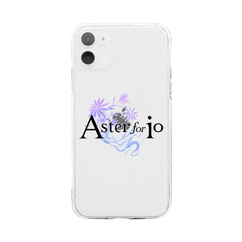 Aster for io ロゴグッズ Soft Clear Smartphone Case