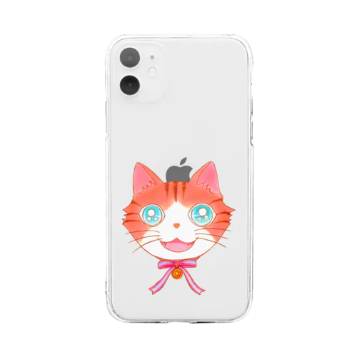 Blueeyes Cat Soft Clear Smartphone Case