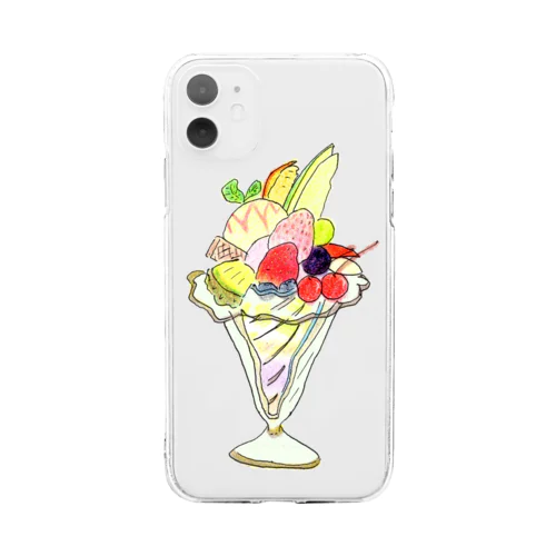 パフェ Soft Clear Smartphone Case