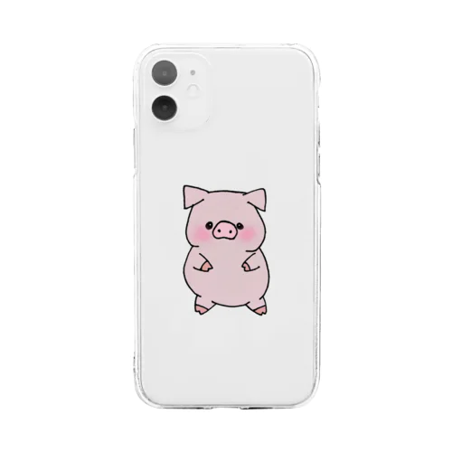 ぶぅちゃん Soft Clear Smartphone Case