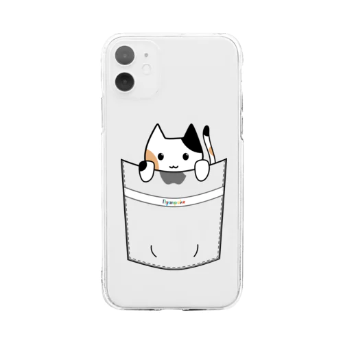 Nyanpoke ソフトクリアスマホケース