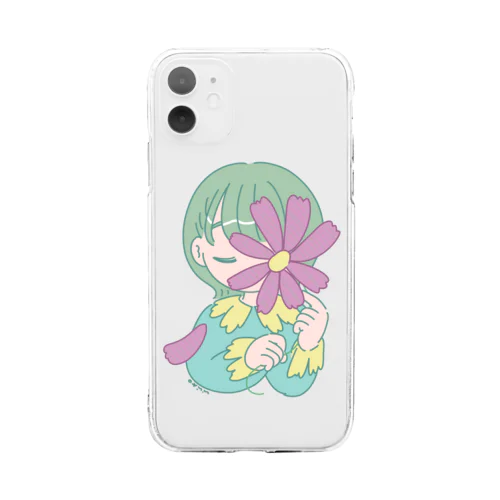 9月の花占い Soft Clear Smartphone Case