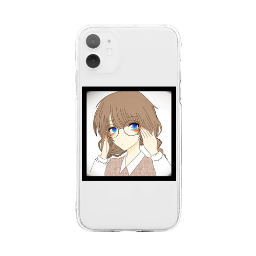 メガネちゃん Soft Clear Smartphone Case