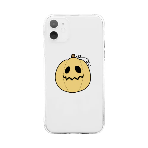 きいろいかぼちゃくん Soft Clear Smartphone Case