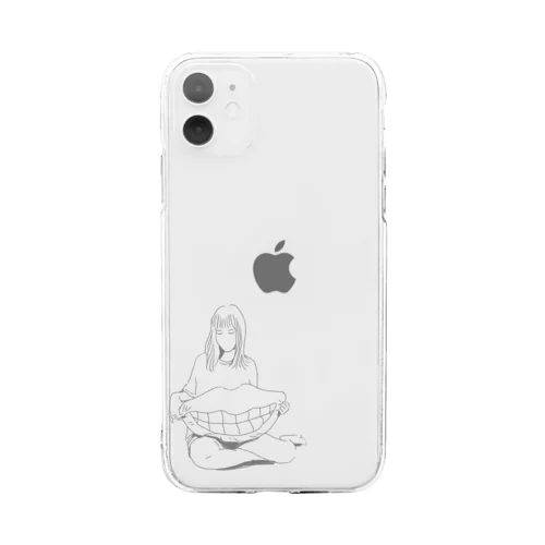 ビッグマウスガール Soft Clear Smartphone Case