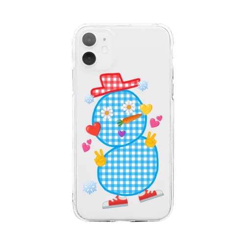 snowmanman Soft Clear Smartphone Case