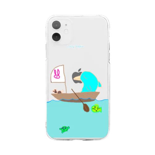 いるかくん Soft Clear Smartphone Case