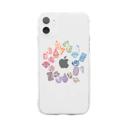 宝石 Soft Clear Smartphone Case