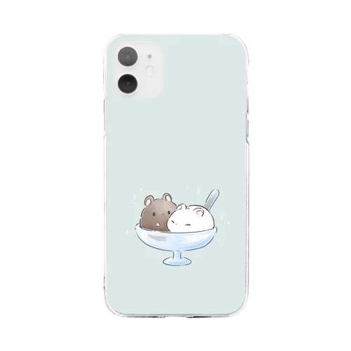 ハムスクリーム。 Soft Clear Smartphone Case