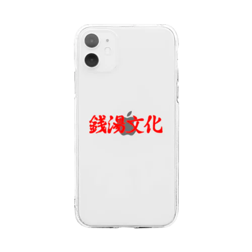 銭湯文化 Soft Clear Smartphone Case