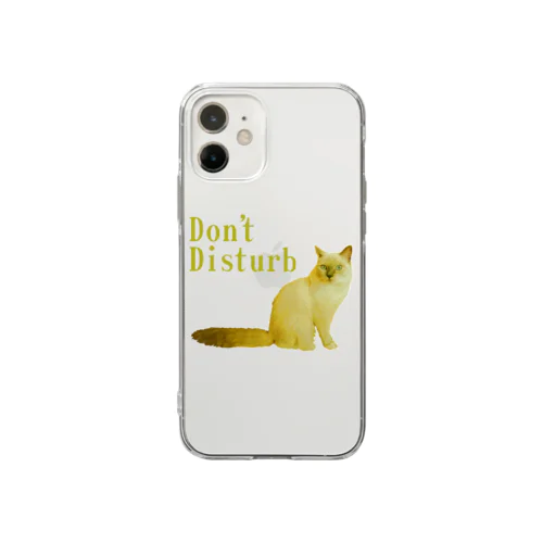 邪魔しないで Soft Clear Smartphone Case