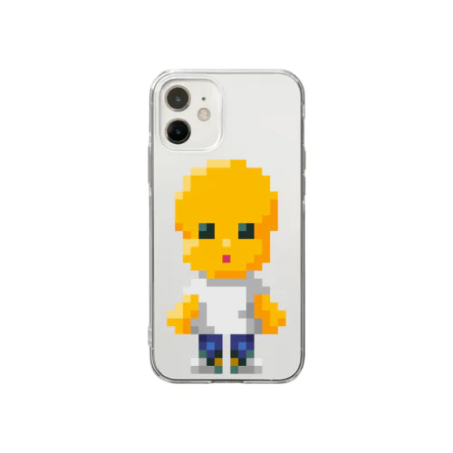 トニオ（ピクセルアート） Soft Clear Smartphone Case