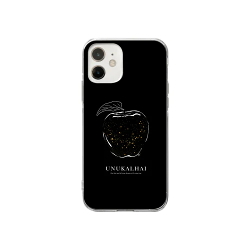 魔法のリンゴ｜UNUKALHAI_black Soft Clear Smartphone Case