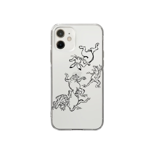 鳥獣戯画!!! Soft Clear Smartphone Case
