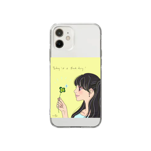 今日はいい日だ♪ Soft Clear Smartphone Case