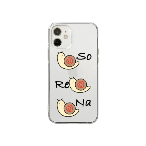 それな❗️でんでん虫🐌 Soft Clear Smartphone Case