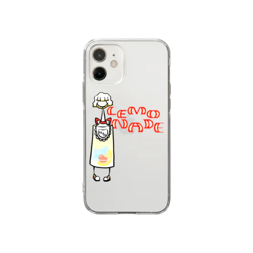 ノンカクテル　レモネード Soft Clear Smartphone Case