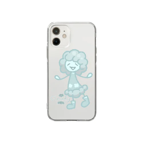 ウェザーず＊クモリちゃん Soft Clear Smartphone Case