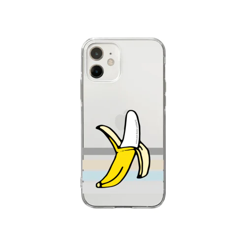 ばななん Soft Clear Smartphone Case