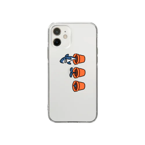 サメの育て方 Soft Clear Smartphone Case