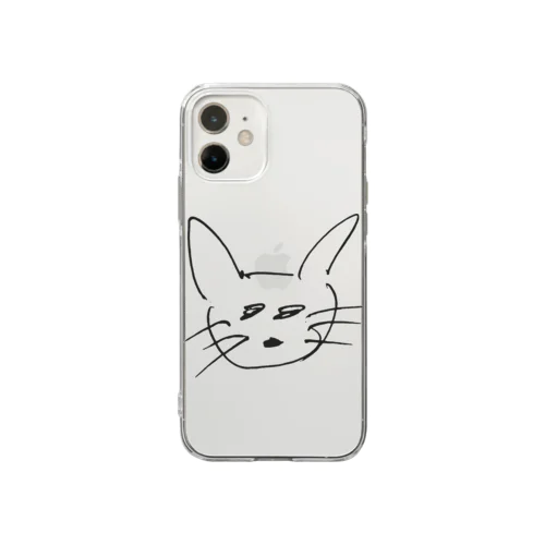 ねこさん② Soft Clear Smartphone Case