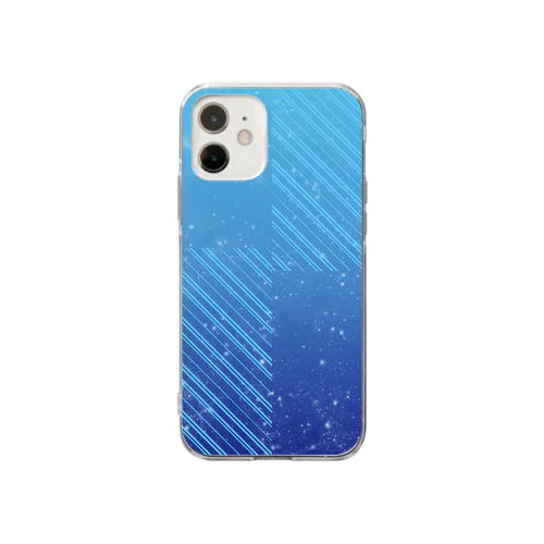 海の様な宇宙の様な Soft Clear Smartphone Case