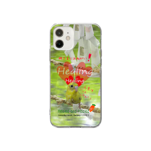 とりさんの神だのみ（toris-1) Soft Clear Smartphone Case