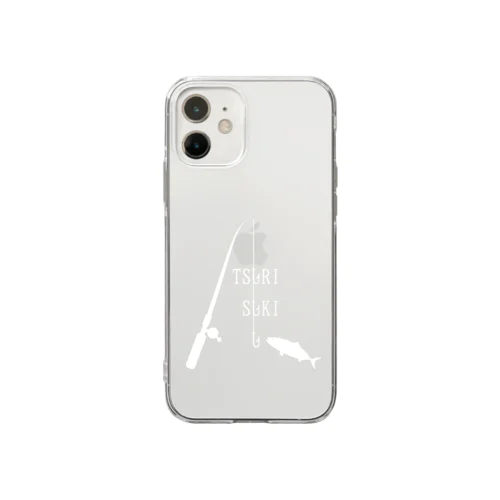 釣り好き Soft Clear Smartphone Case