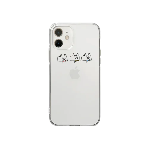 信号モーミン君 Soft Clear Smartphone Case