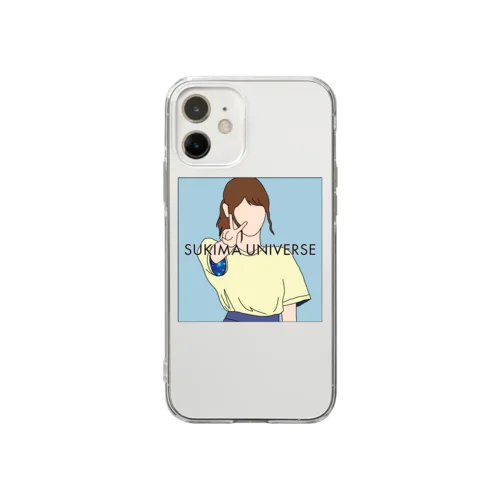 SUKIMA UNIVERSE 脇 Soft Clear Smartphone Case