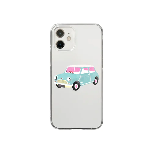 miniのcar Soft Clear Smartphone Case