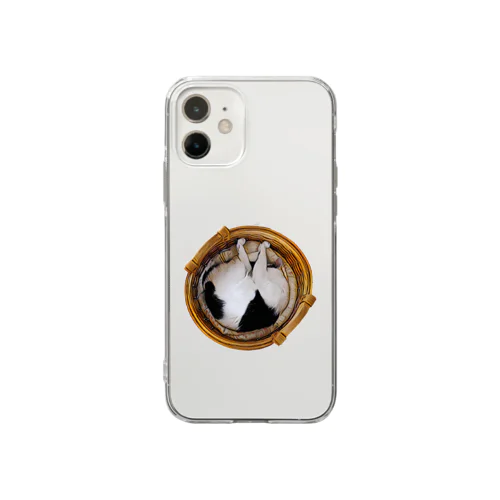 かごねこ Soft Clear Smartphone Case