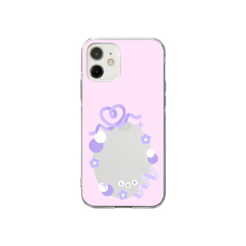 オタクによるオタクの為のスマホケース Soft Clear Smartphone Case