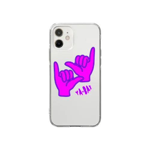 指文字やばい Soft Clear Smartphone Case