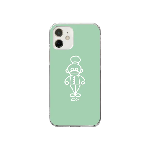 コックさん／絵描き歌 Soft Clear Smartphone Case