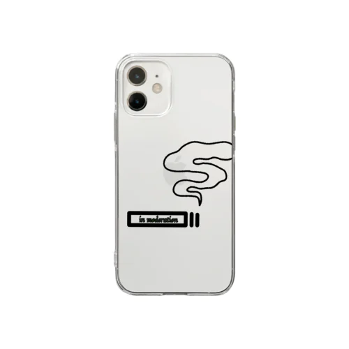 in moderation Soft Clear Smartphone Case