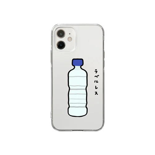 ラベルレスペットボトル♪水♪2105 Soft Clear Smartphone Case