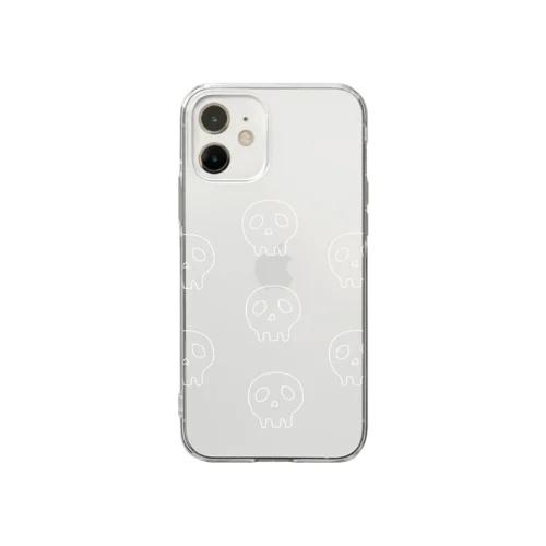 七つのドクロ Soft Clear Smartphone Case