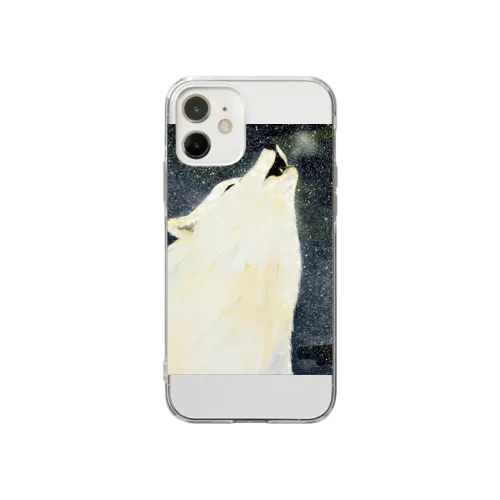 ホッキョクオオカミ Soft Clear Smartphone Case