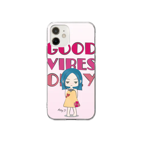 GOOD VIBES ONLY ソフトクリアスマホケース