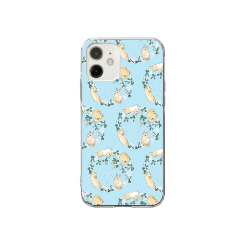 たんぽぽの輪廻 Soft Clear Smartphone Case