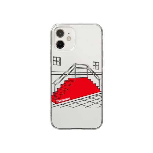 トマソン無用階段 Soft Clear Smartphone Case