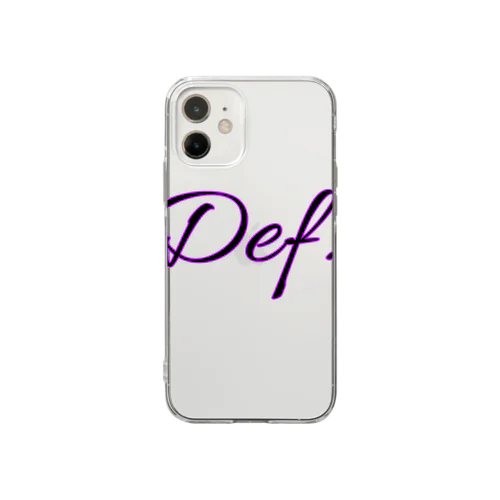 Def. iPhone12mini case ソフトクリアスマホケース