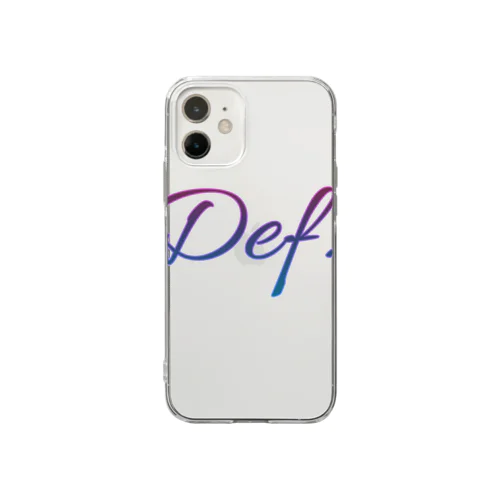 Def.iPhonecase gradation ソフトクリアスマホケース