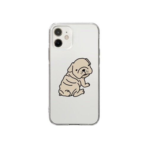 ぶるたろう。 Soft Clear Smartphone Case